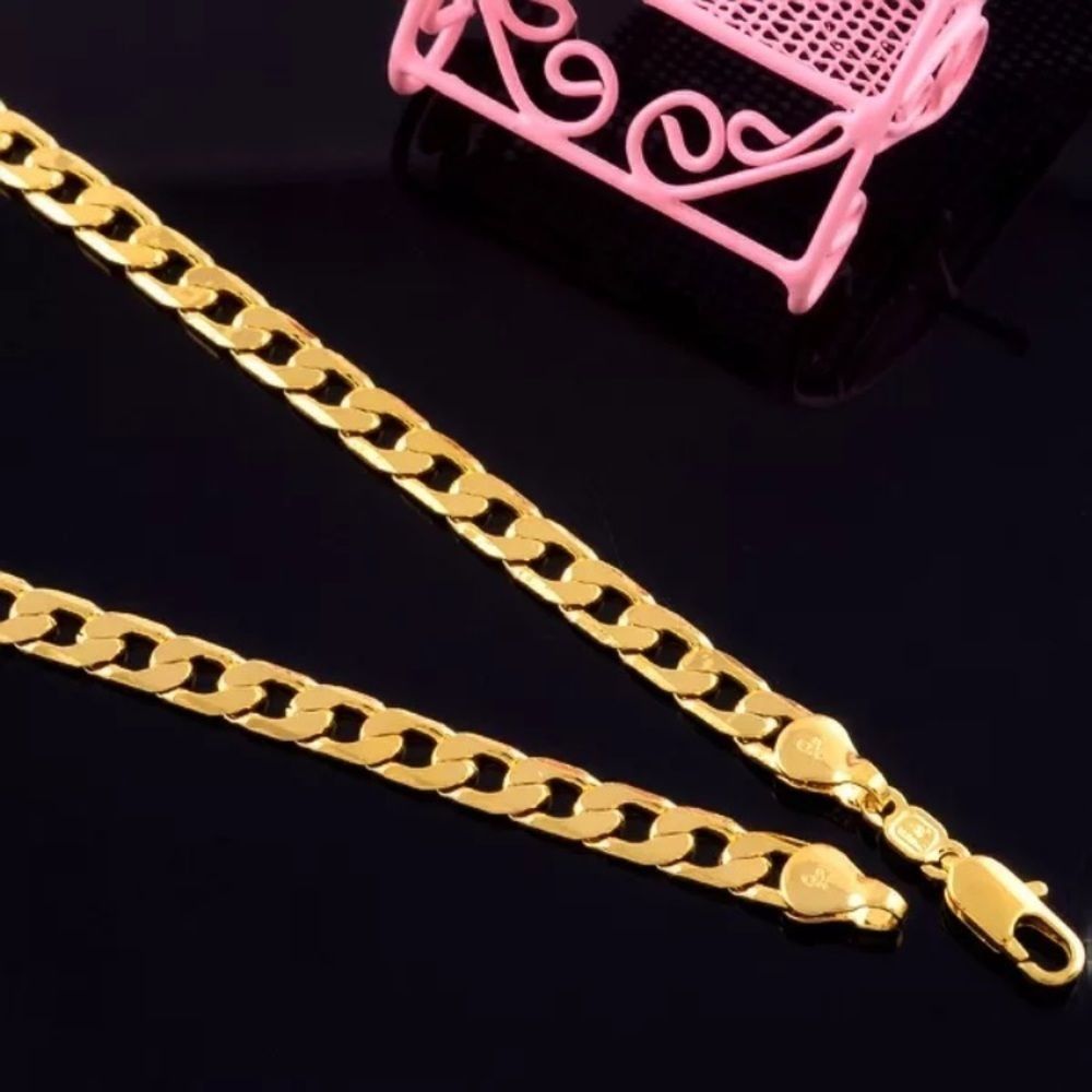 Bundle! Cuban Link Bracelet & Necklace Set NEW - Picture 5 of 5